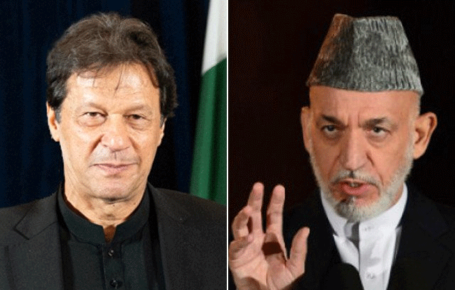 Telephone call between the Prime Minister of Pakistan and former Afghan President Hamid Karzai